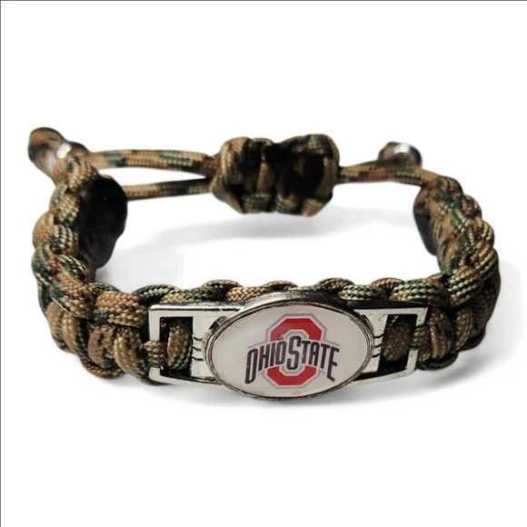 Ohio State Buckeyes Adjustable Charm Bracelet Fan Apparel & Souvenirs NCAA - Picture 3 of 3